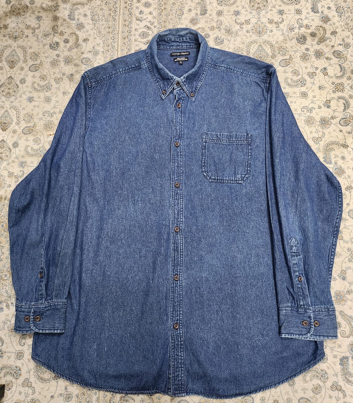 George Classics 진청 데님 셔츠 XL 상품이미지1