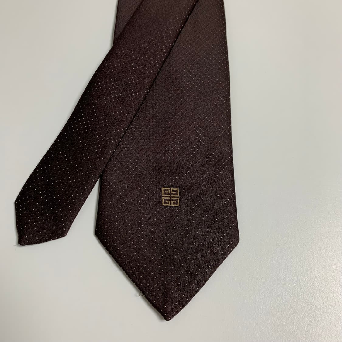 지방시(GIVENCHY) 혼방 클래식 정장 슬림넥타이 A등급 7.5cm 상품이미지4