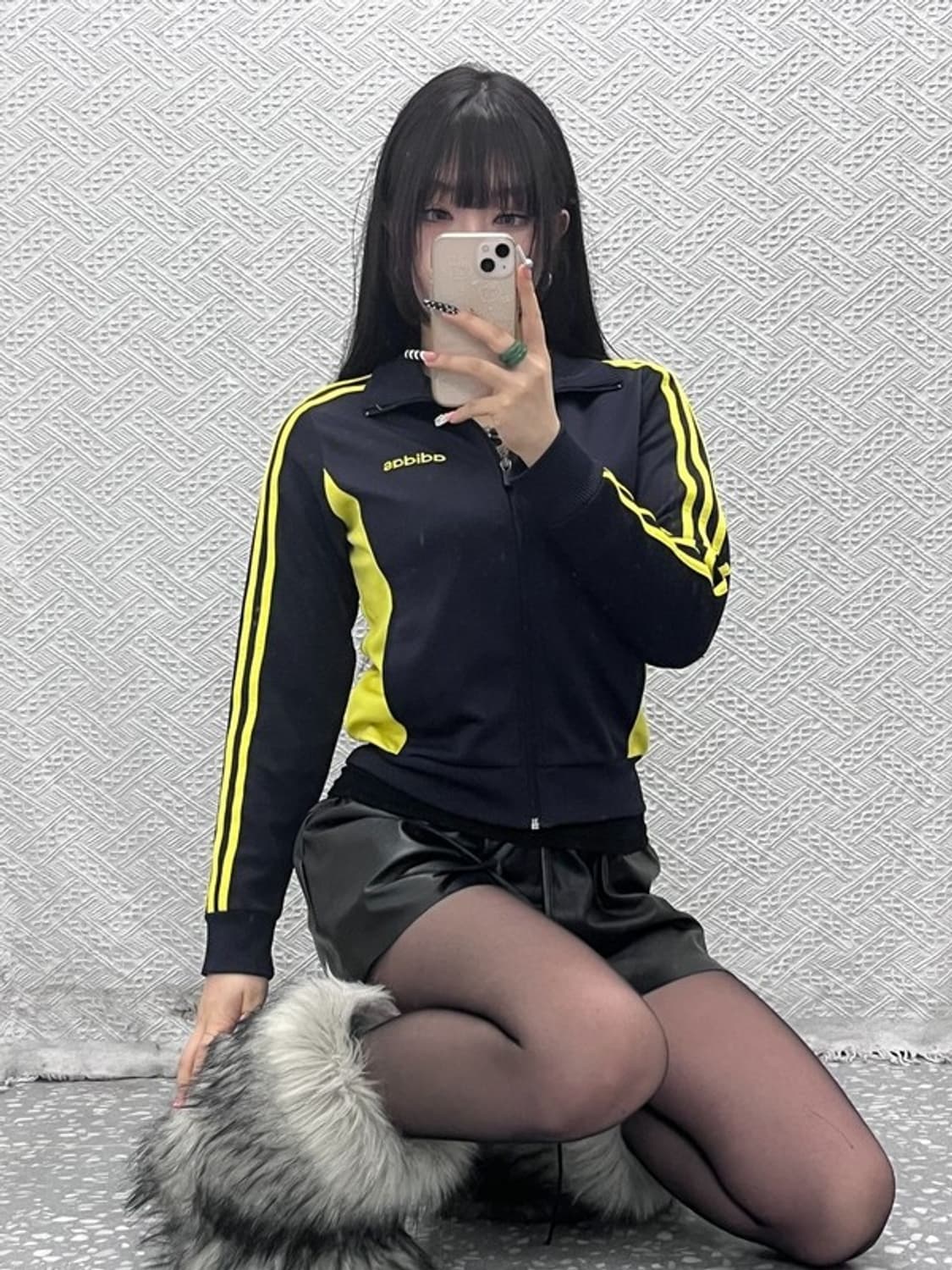 아디다스 Y2K 00's 레트로 배색 져지 집업 85 C10256 상품이미지2