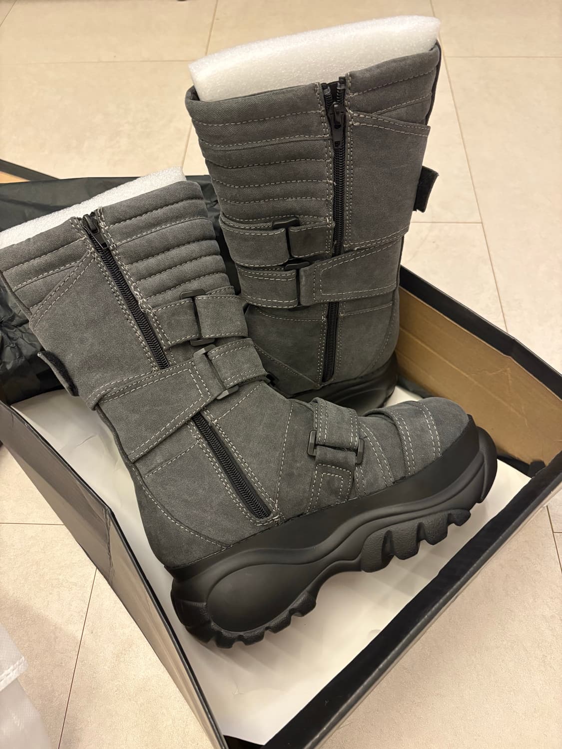 Dollskill 돌스킬 데님스티치 부츠 상품이미지2