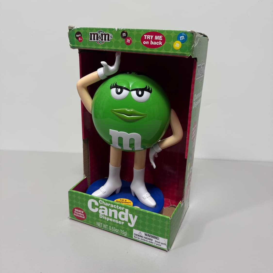 M&M’s 마스코트 그린 피규어 (미사용) 상품이미지1