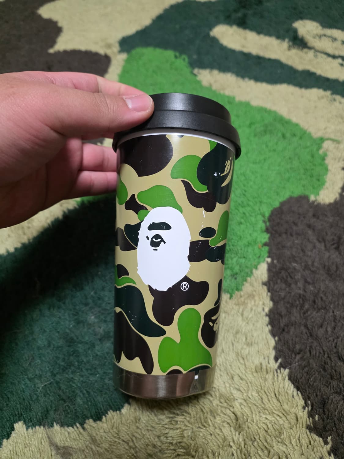 [OS] 베이프 ABC 그린카모스틸 텀블러 370ML 상품이미지2