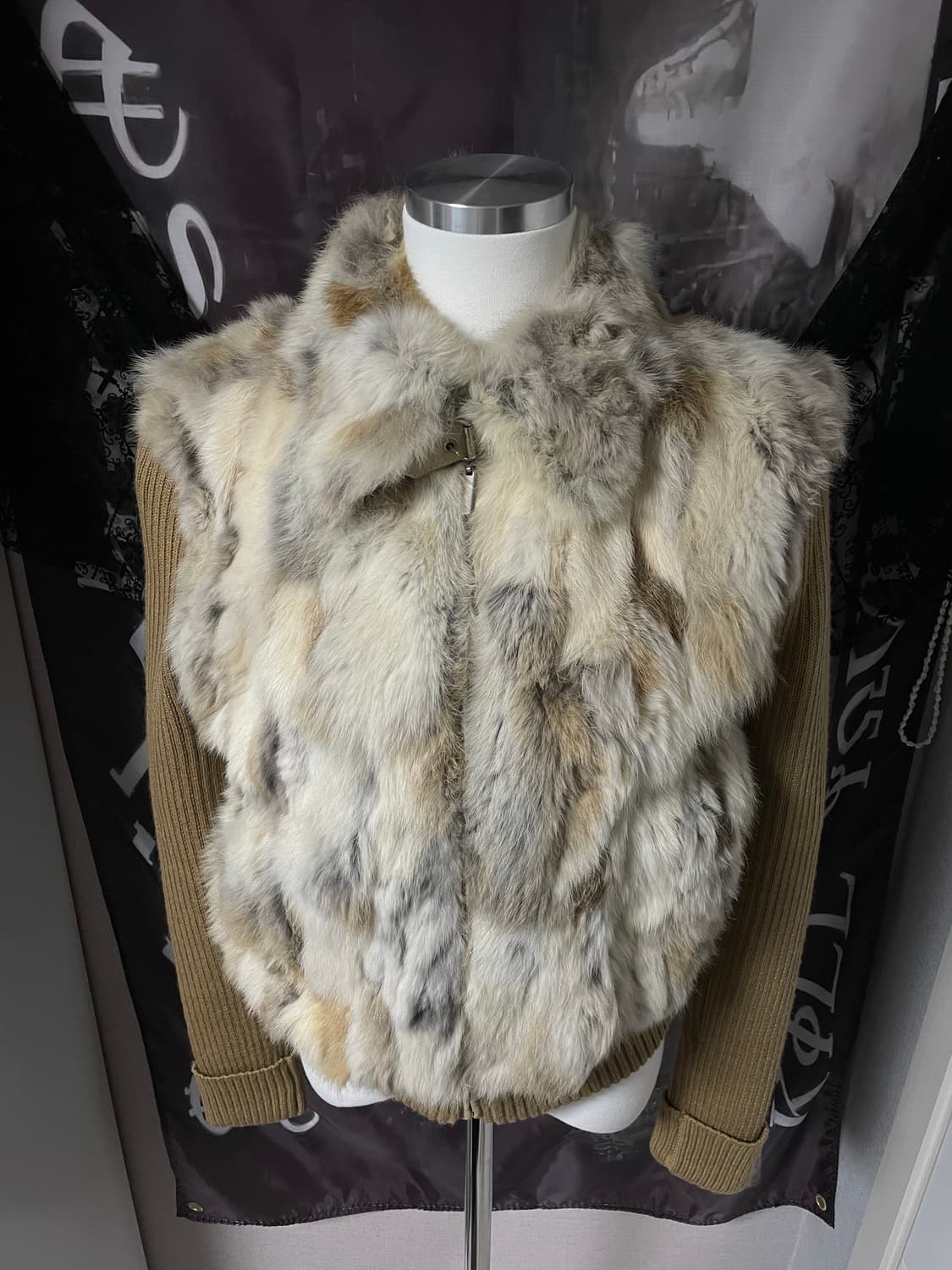 래빗퍼 니트집업 빈티지오네갸루모리걸스즈코니혼진베메클핀터달천깔스나계대 상품이미지3