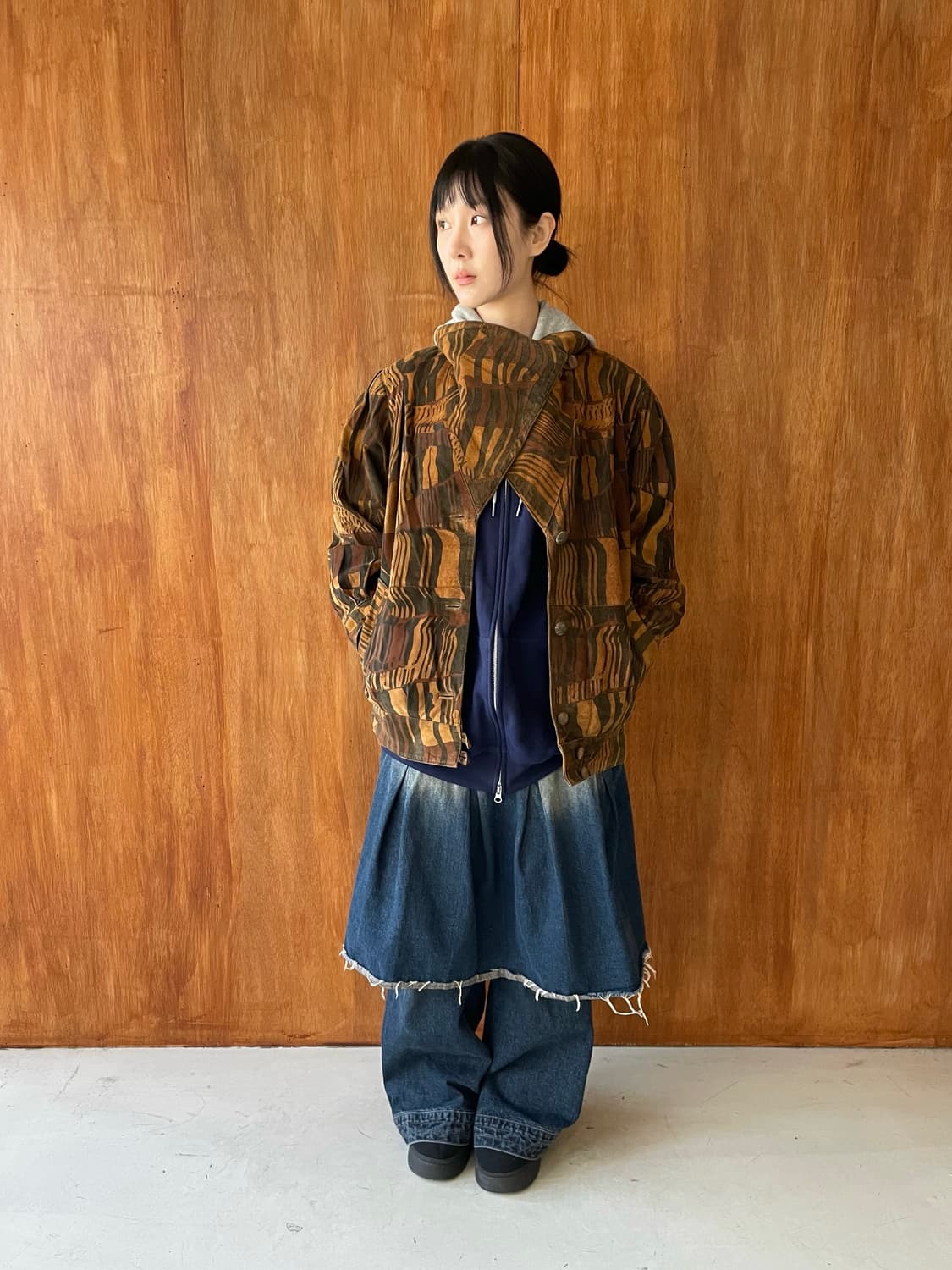 Artisan patchwork funnel jacket 상품이미지4