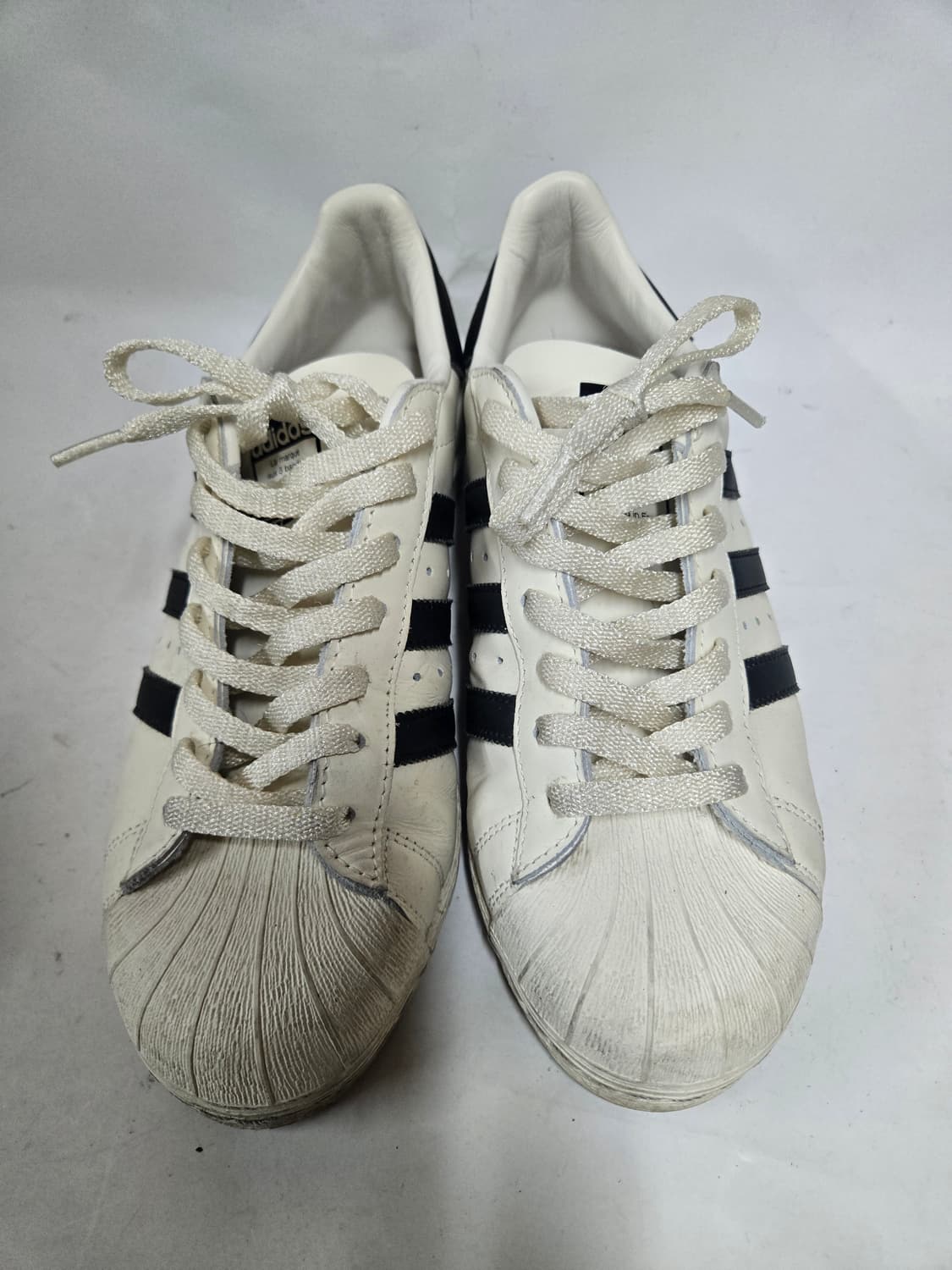 아디다스 슈퍼스타 흰검 스니커즈 270mm  상품이미지2