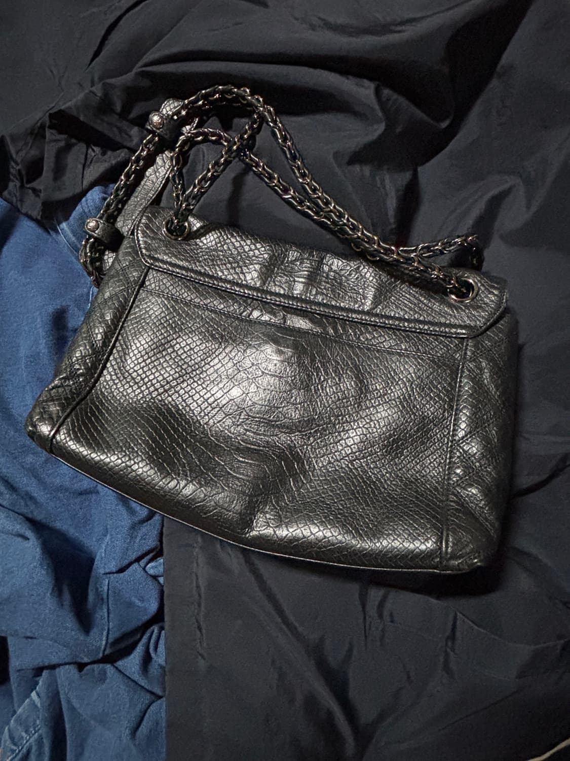 vintage daks leather black shoulder bag 상품이미지6