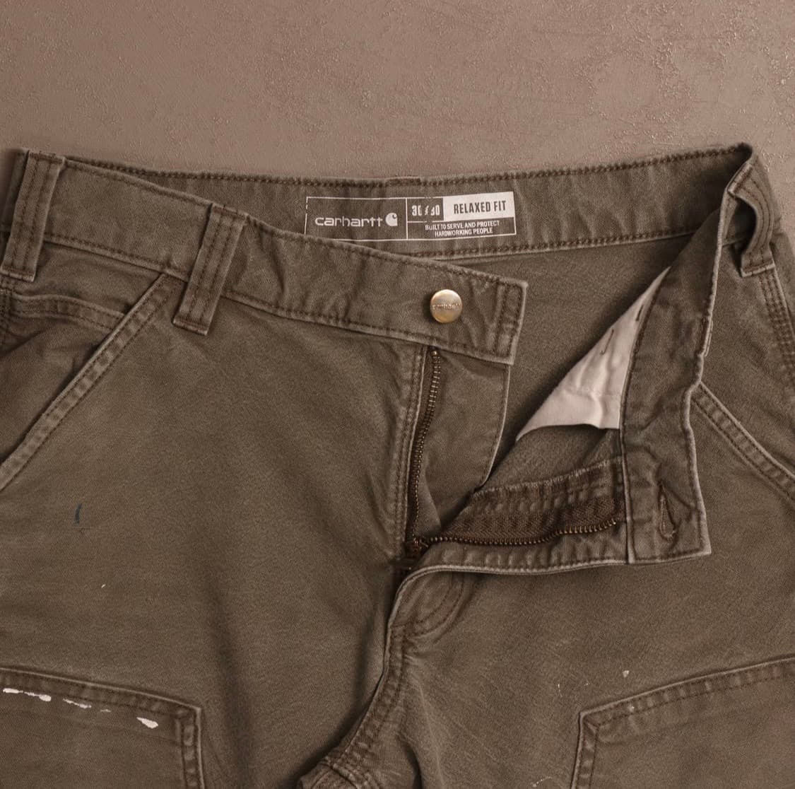 Carhartt double knit work pants khaki 상품이미지3