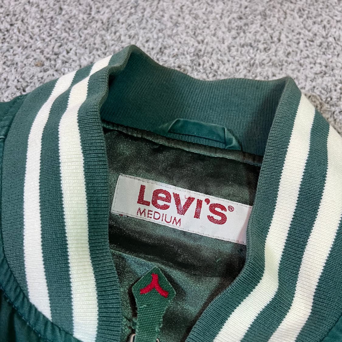 리바이스 빅로고 코튼 블루종 자켓 상품이미지5