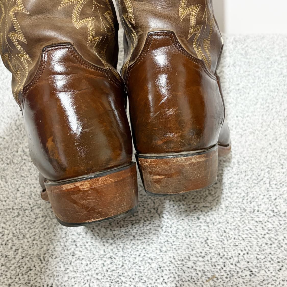 토니 라마 빈티지 웨스턴 카우보이 부츠 Made in USA 상품이미지6