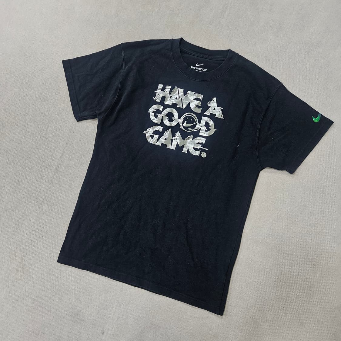 M 나이키 그래픽 블랙 반팔티 0331Y 상품이미지1