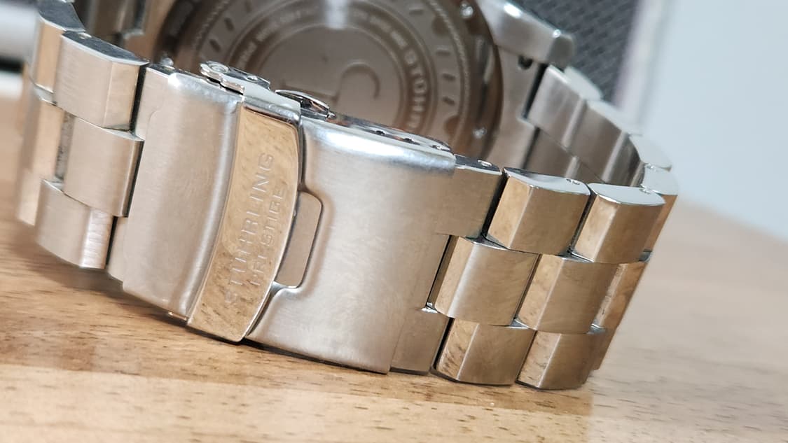 # 스털링 스위스메이드 한정판 프레스티지 크로노 빅페이스 정품시계 급처 상품이미지8