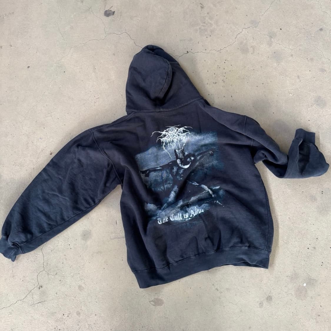 빈티지 00s Dark Throne Zip Hoodie 상품이미지2