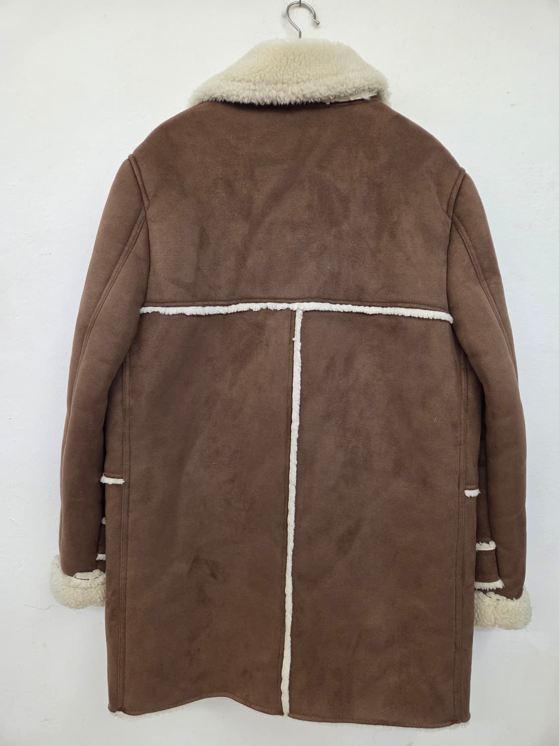 자라 맨 에코무스탕 자켓 XL  상품이미지5