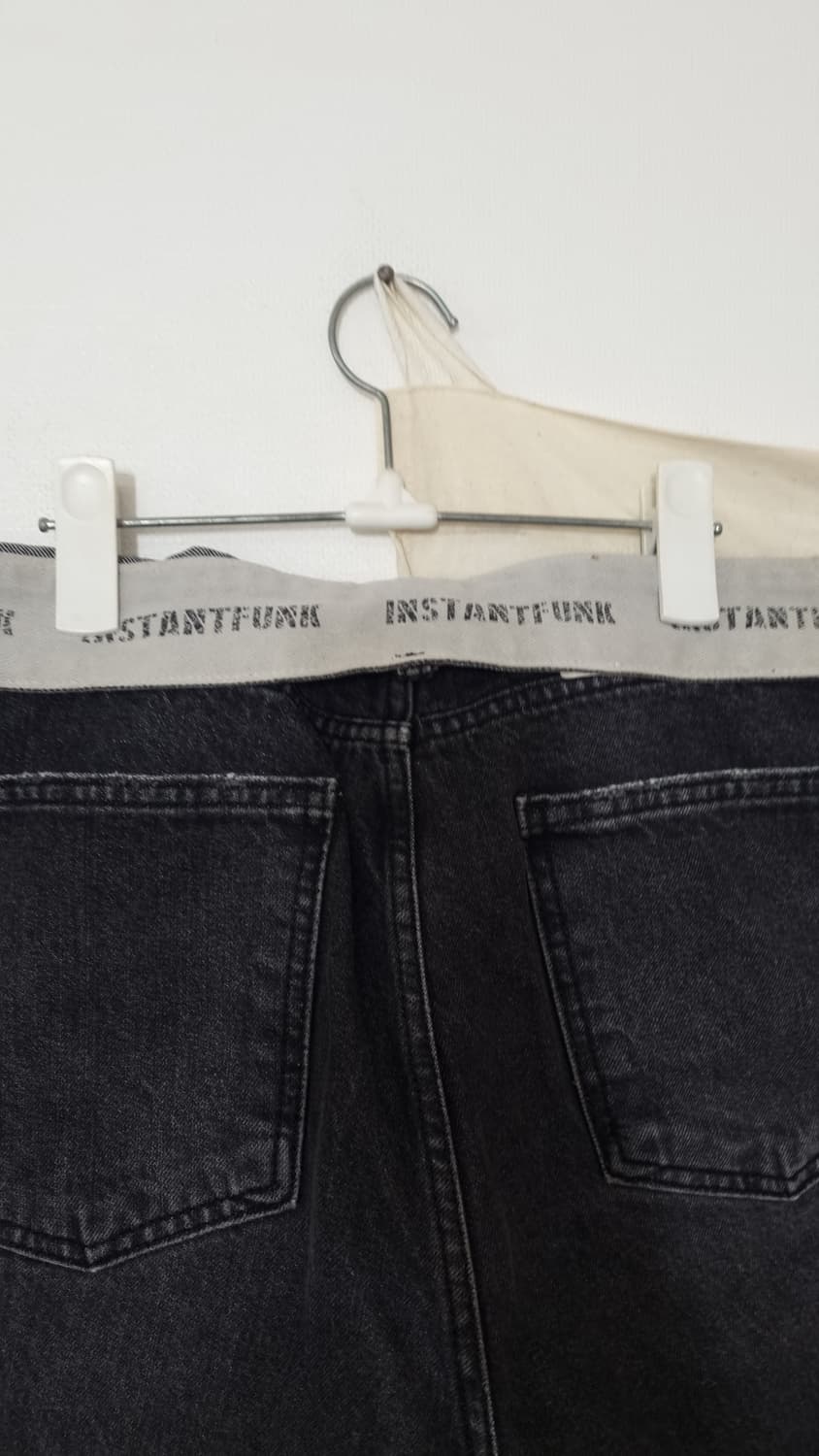 인스턴트펑크 아웃웨이스트 와이드 데님 팬츠 상품이미지7