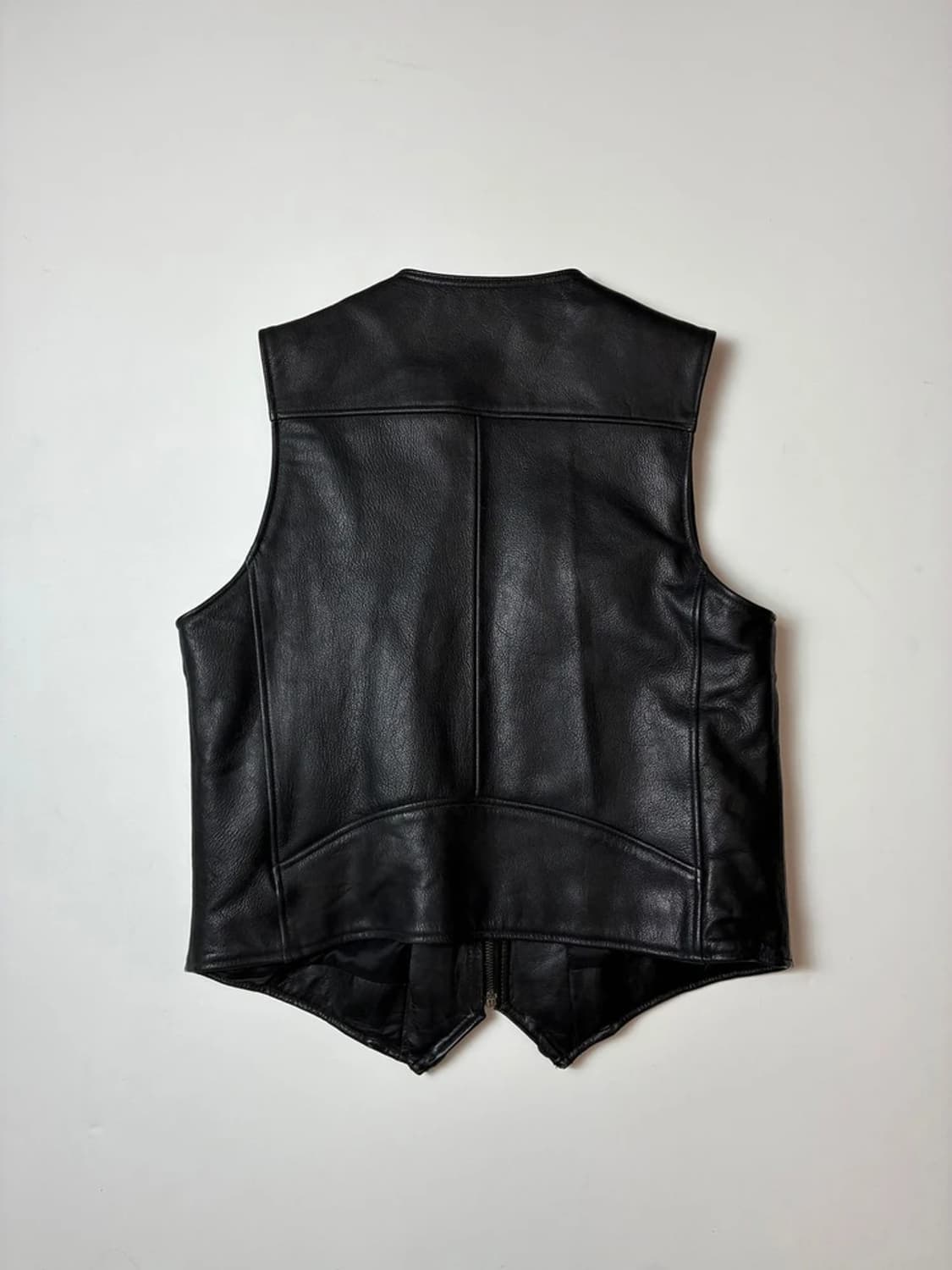 NEWPORT NEWS 90's 양가죽 파이핑 베스트 PN8468 상품이미지4