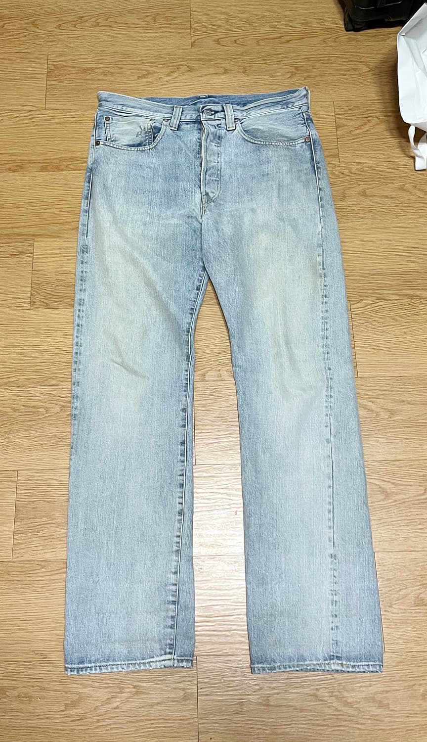 리바이스 lvc 1947 501 연청 데님 34x32 상품이미지3