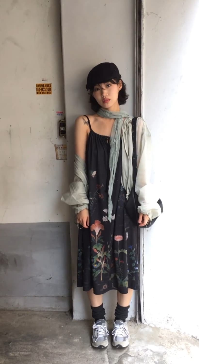 한땀한땀 초충도 원피스 상품이미지2