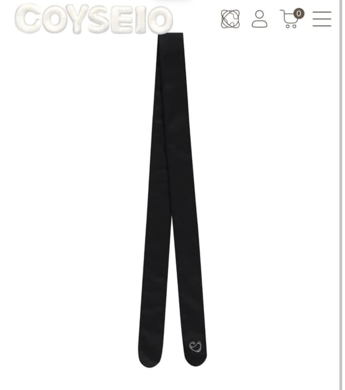 코이세이오 s2 스카프 블랙 상품이미지1