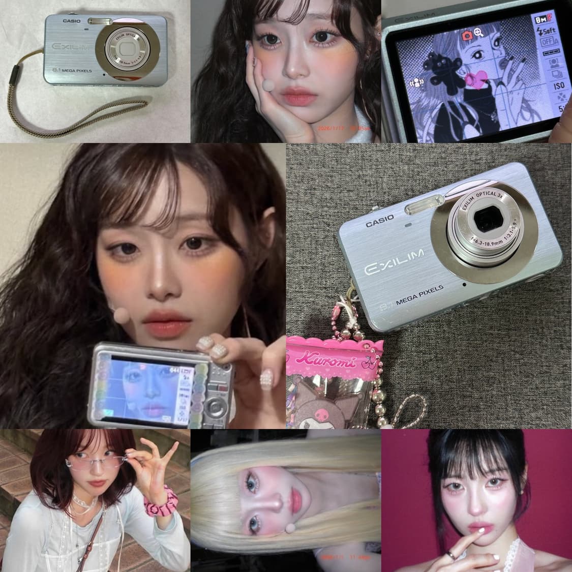 츄 토모토모 유인디카 🪽카시오 엑슬림 EX-Z80 (하늘색) 상품이미지1