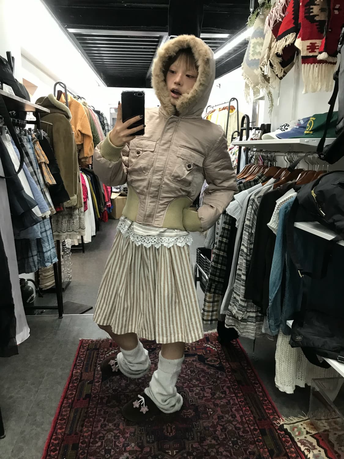 No. 핑크 베이지 코디 Set 상품이미지3