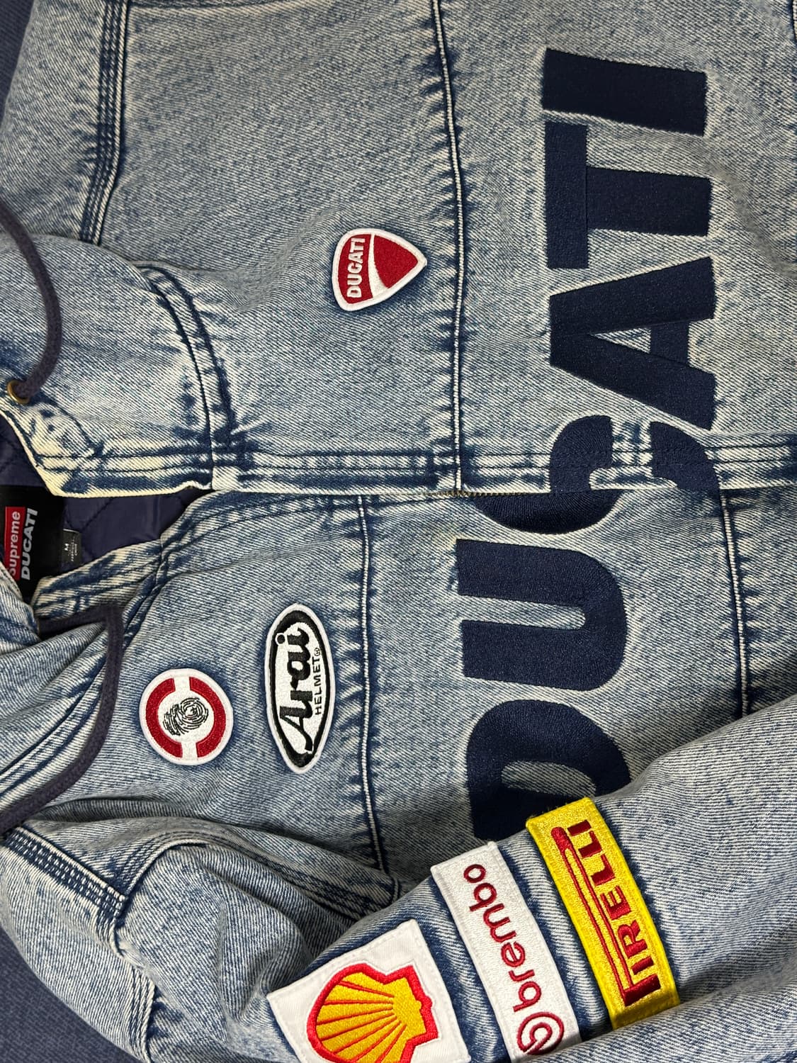 24ss 슈프림 두카티 후드 레이싱 자켓 M 상품이미지3