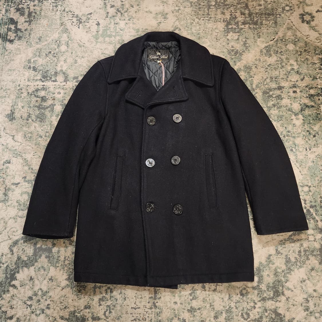 90s 오리지날 USA 골든 플리스 피코트 상품이미지1