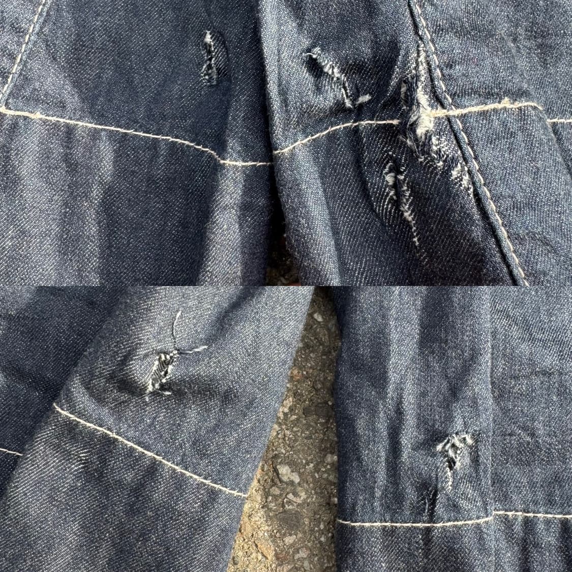 VTG JPN 데님 스커트 반바지 상품이미지7