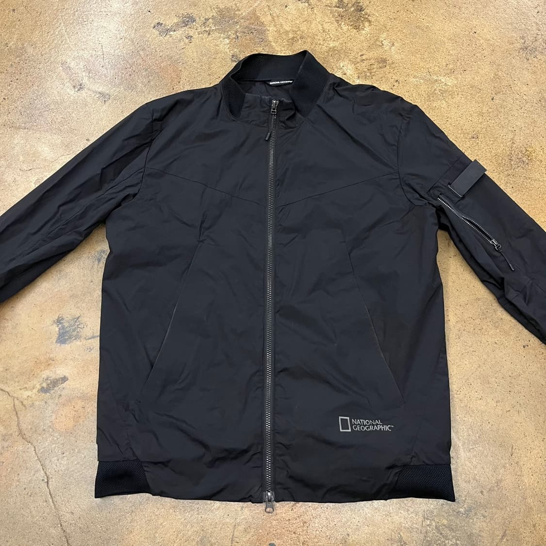 [정품/M] 내셔널지오그래픽 블랙 봄버 자켓 b10 상품이미지3