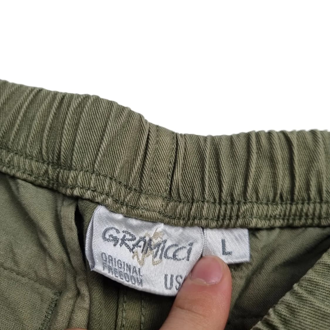그라미치 루즈테이퍼드 팬츠 올리브 L 상품이미지3