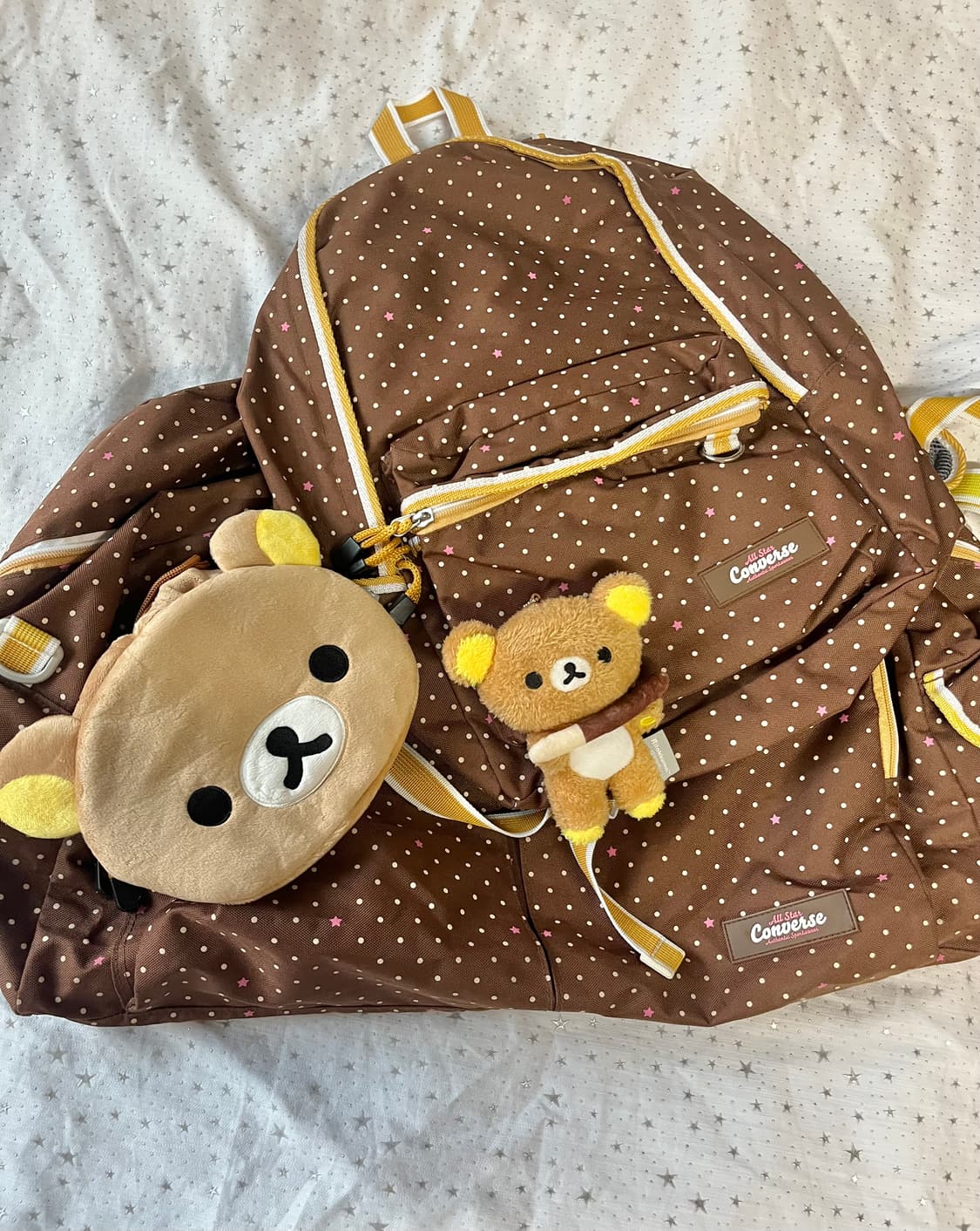 리락쿠마깔 초코 도트 가방세트 🍫 상품이미지3