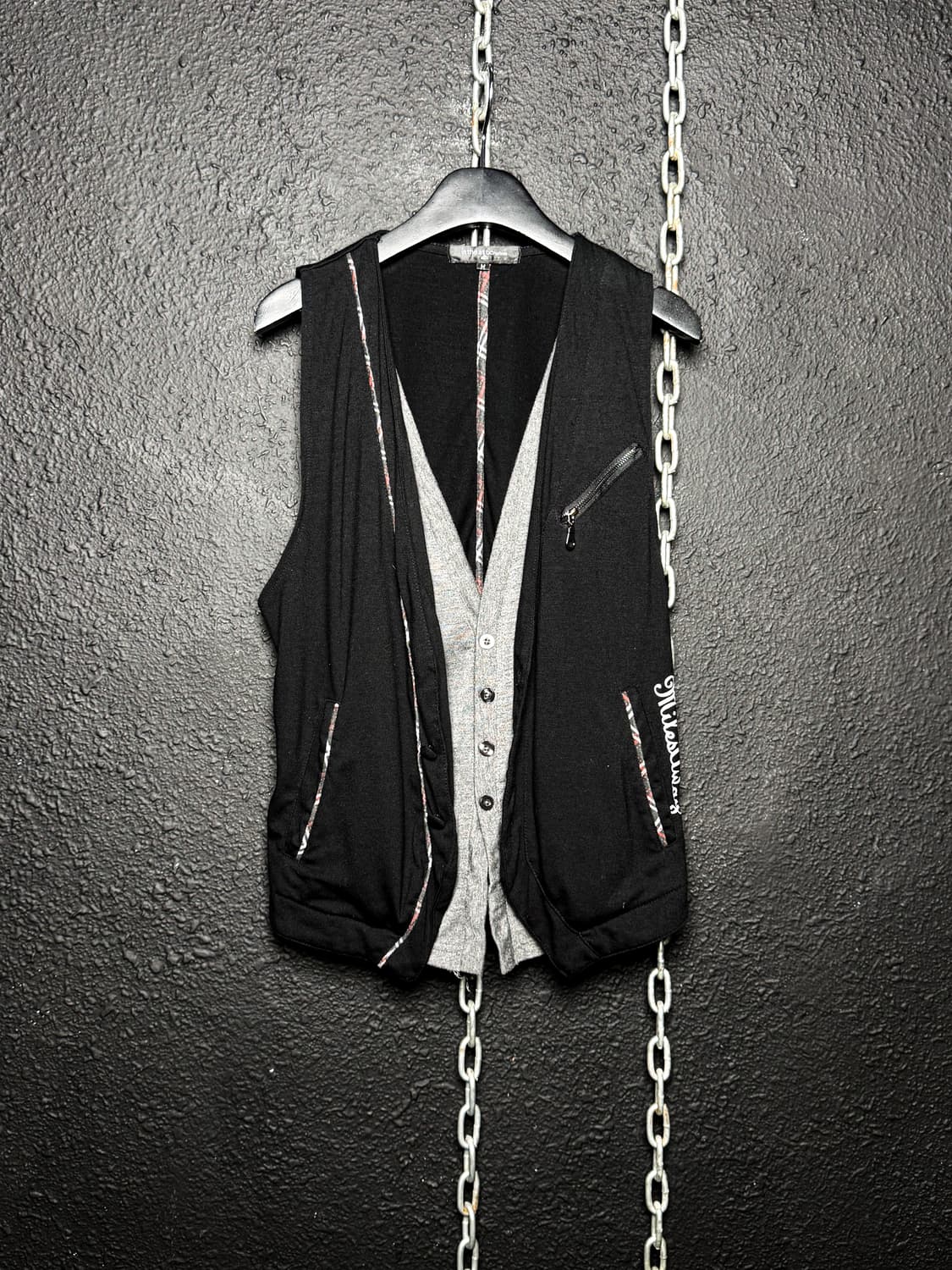 in the attic homme – Layered Zip Vest  상품이미지6