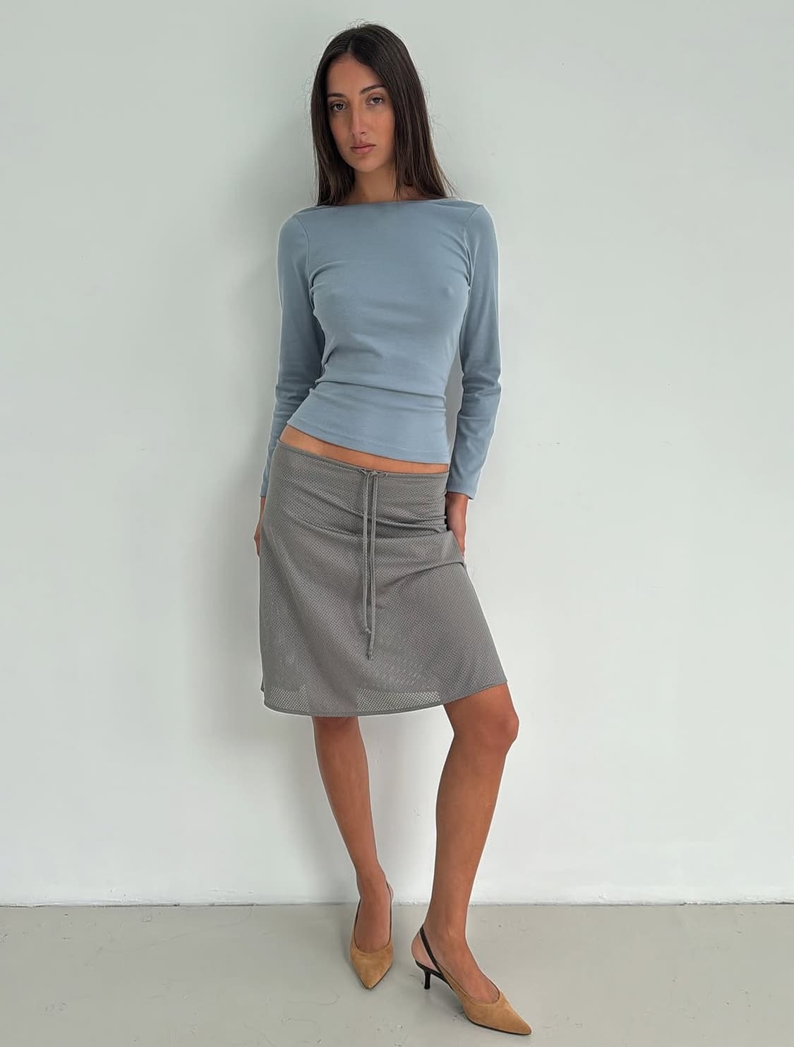 Little Yarn - tammy mesh skirt 상품이미지9