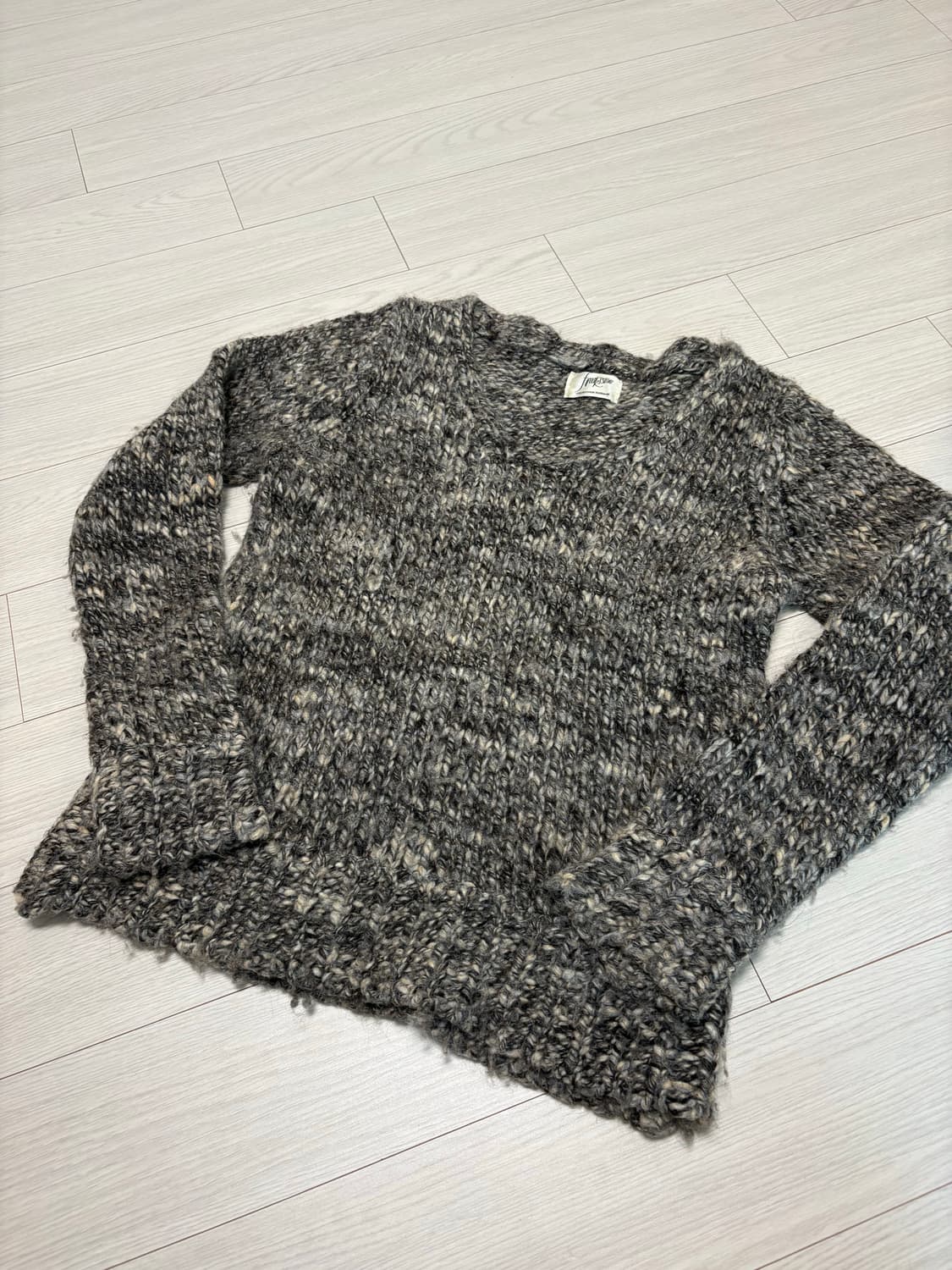 빈티지 프릭스토어 니트 브이넥 스웨터 44-55사이즈 상품이미지1