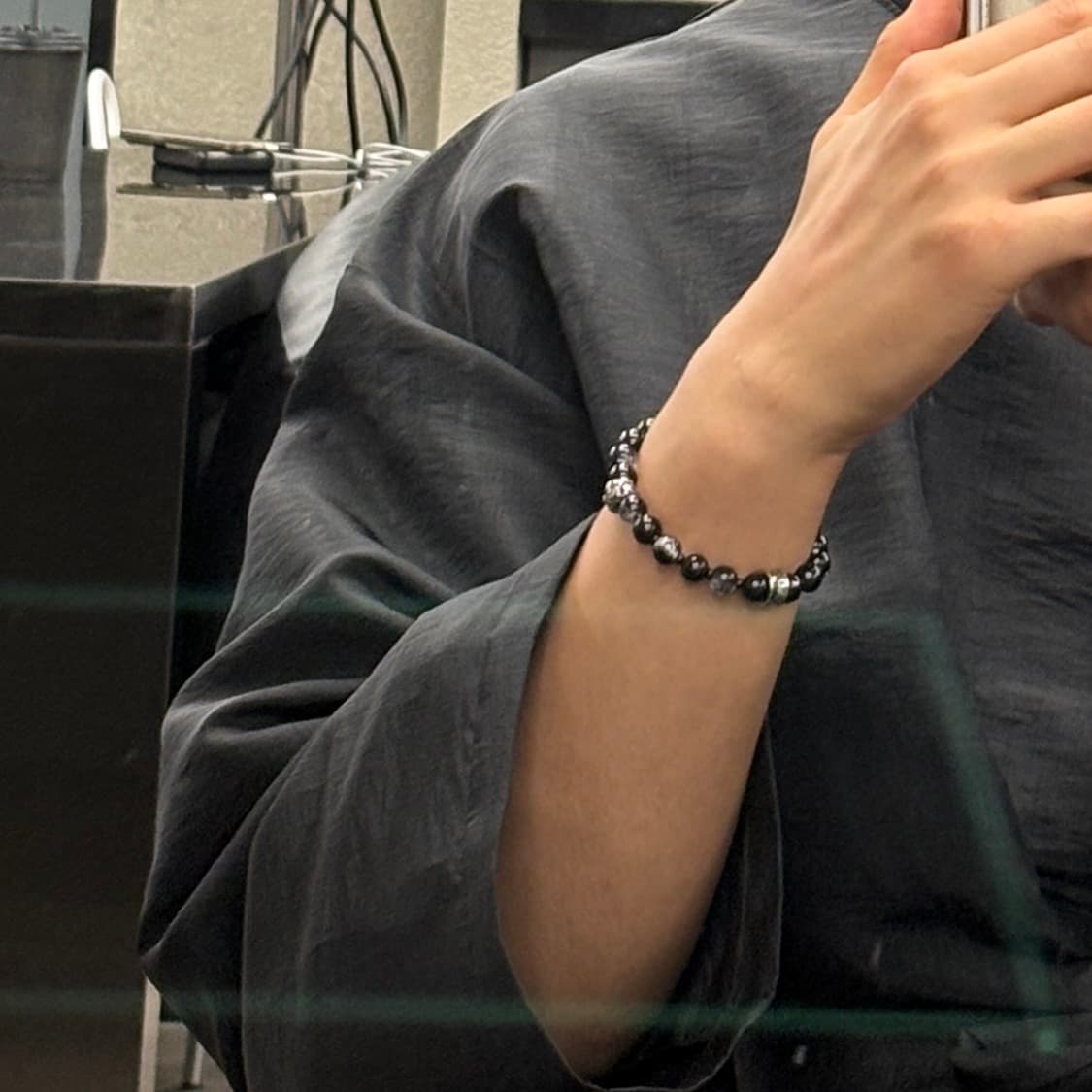 원석 써지컬 십자가 팔찌 상품이미지2
