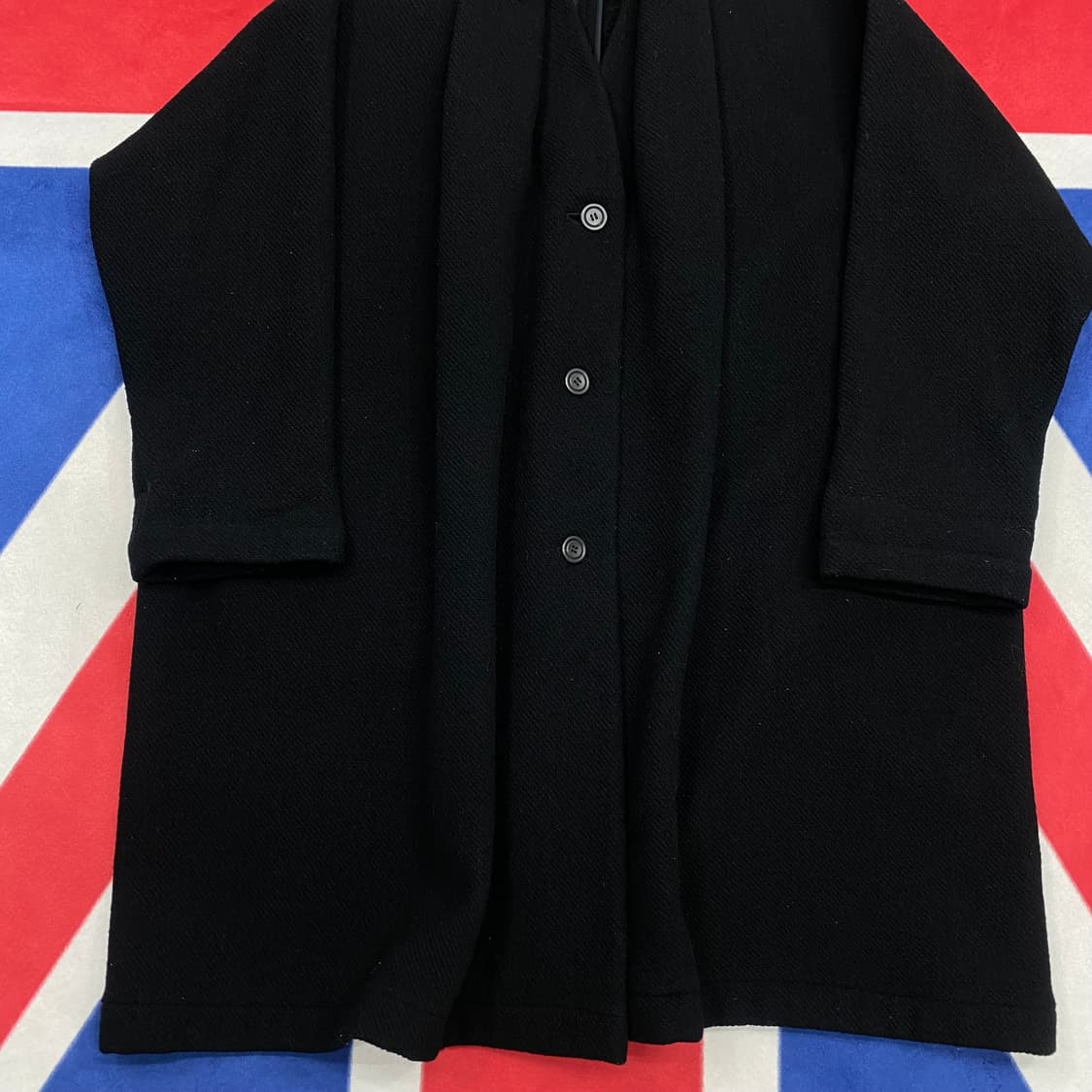 이세이미야케 오버 핏코트 실측 여성 77-88 남성L  상품이미지3