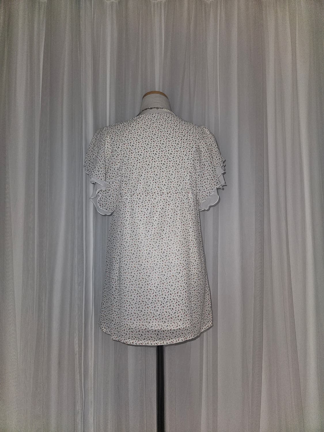 klein plus 화이트 리본포인트 히메 블라우스 상품이미지3