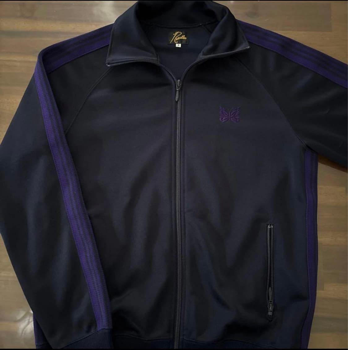 니들스 트랙 자켓 폴리 스무스 네이비 상품이미지1