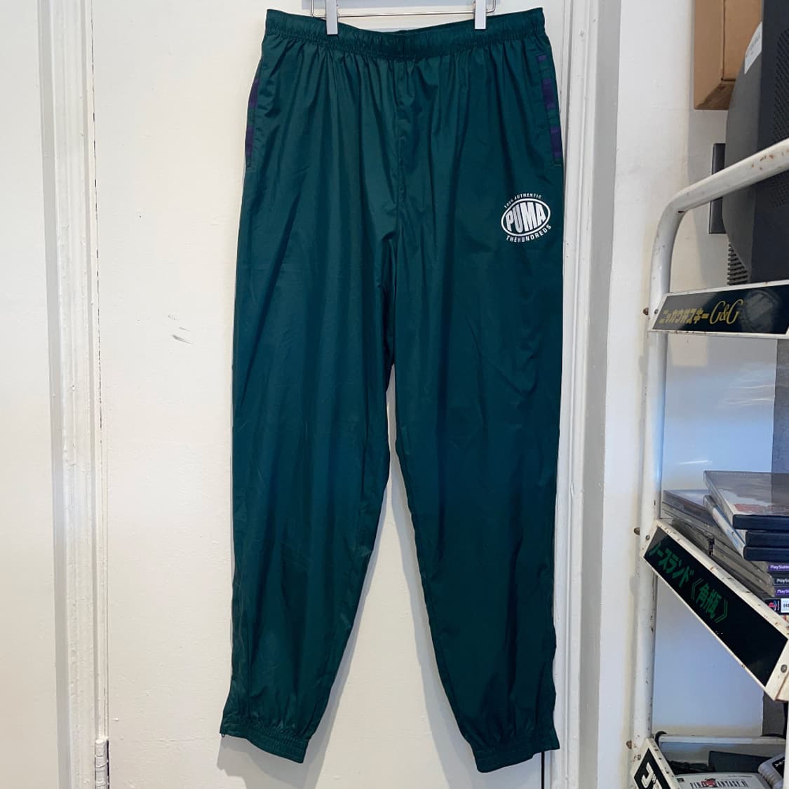 PUMA x THE HUNDREDS Track Pants Green 상품이미지1