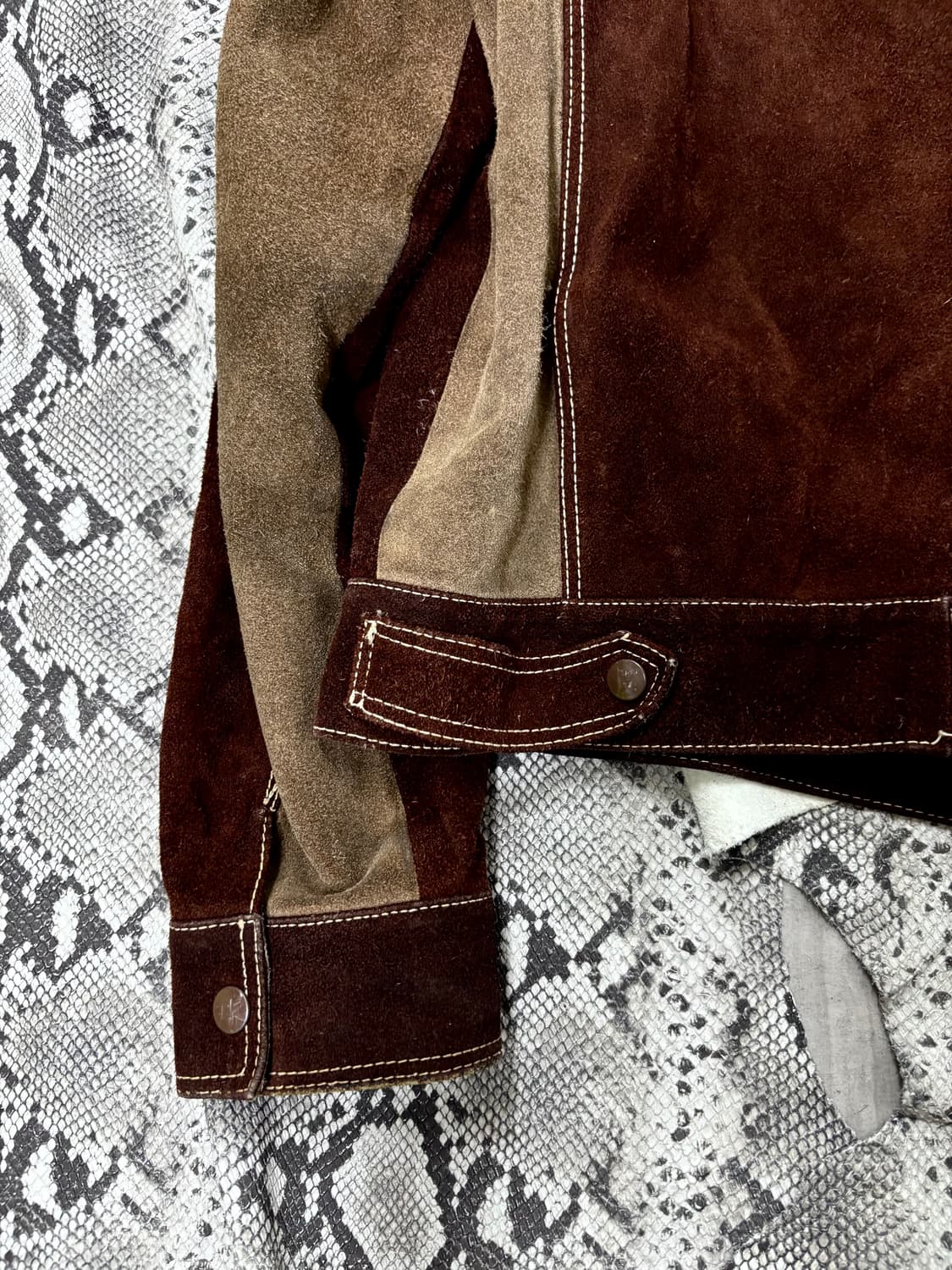 “Vintage” Western Mood Brown Jacket 상품이미지7