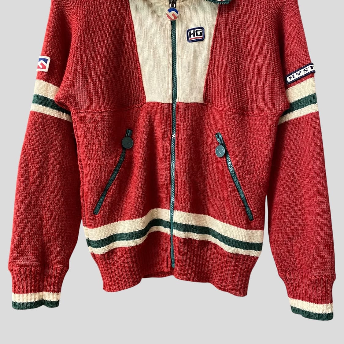 (여성F)히스테릭글래머 울 니트 집업 상품이미지4