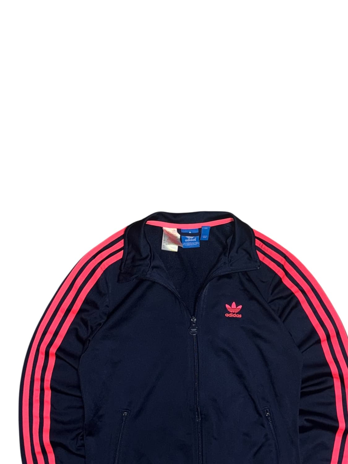 아디다스 파이어버드 네이비 핑크 빅로고 져지 상품이미지4