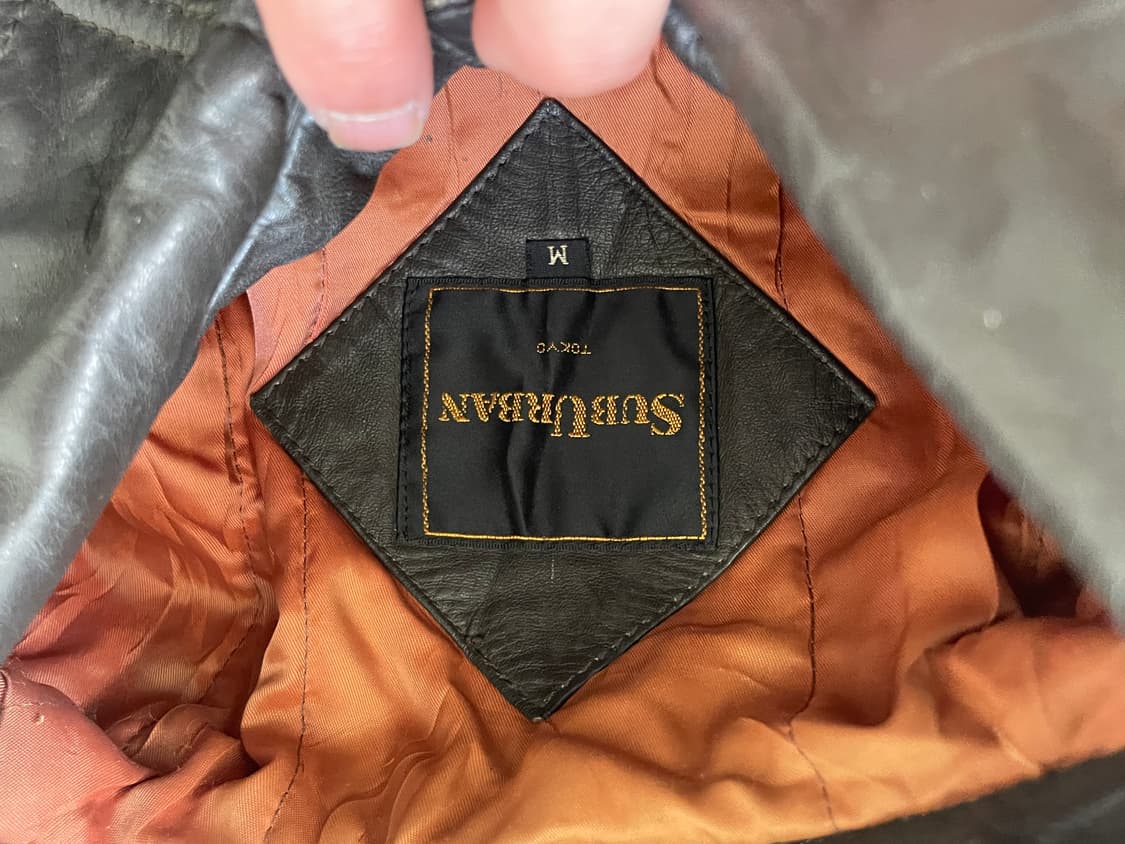 빈티지 플라이트 양가죽 레더 봄버자켓  상품이미지5