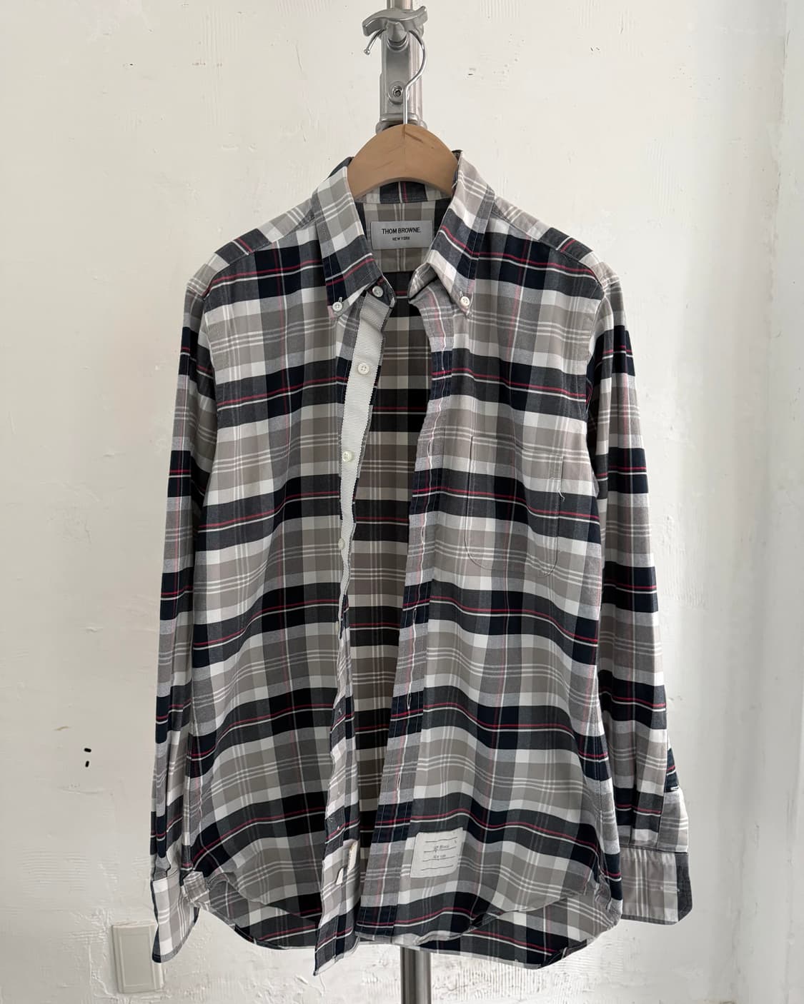 Thom Browne 톰브라운 옥스포드 체크 셔츠 made in U.S. 상품이미지4