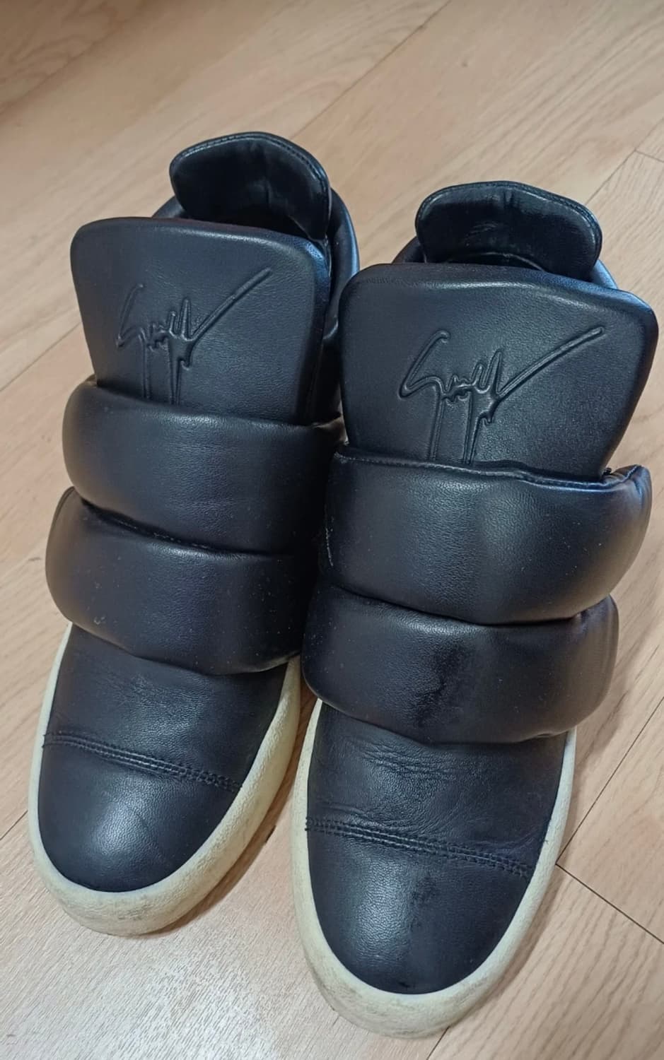 쥬세페 패딩 웨지힐 상품이미지1