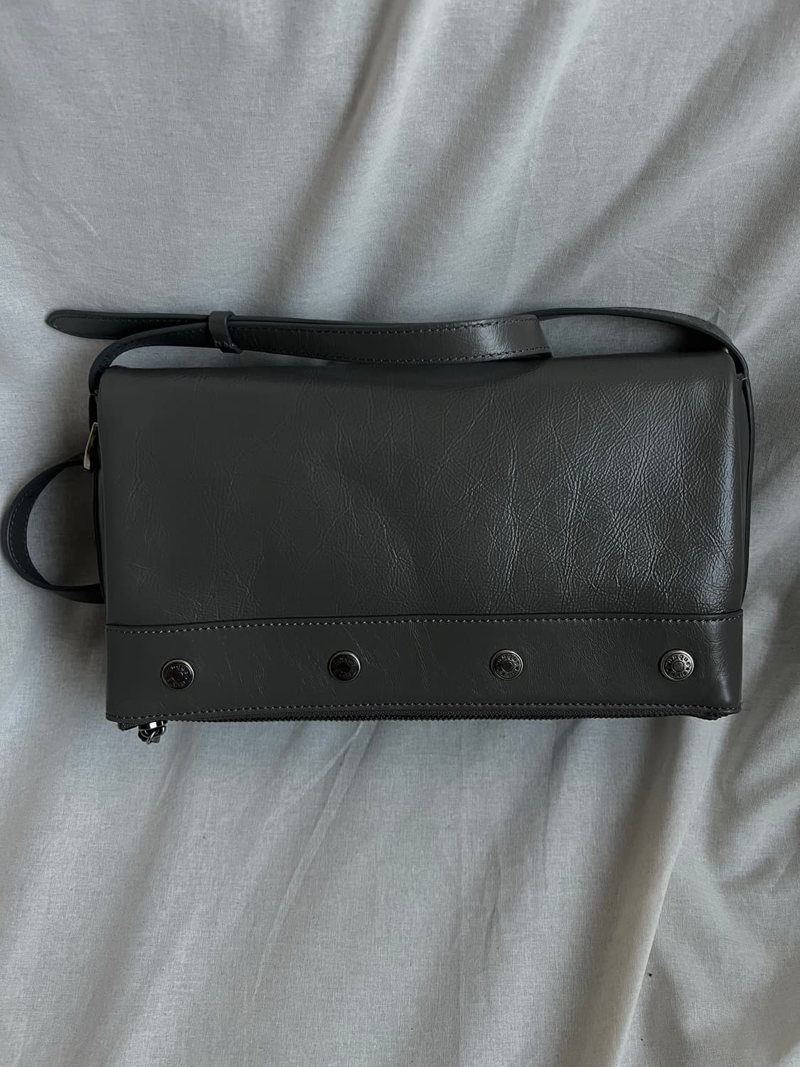 분크 퍼펙 버튼 업 플랩 크로스 스몰 - 카키 상품이미지2