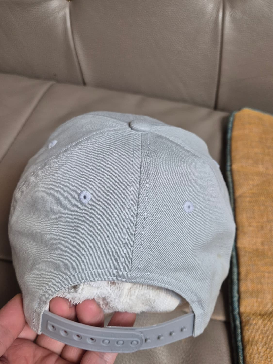 지포어 서클 모자 남자 프리. 연한 그레이 상품이미지3