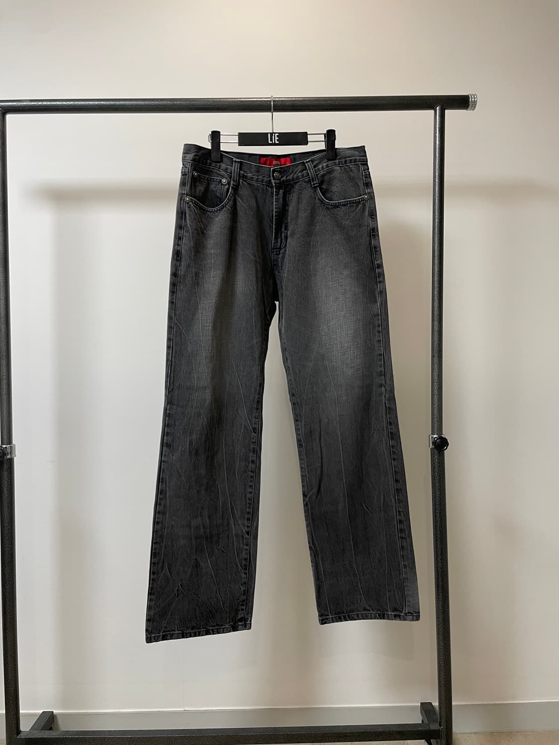 (34) Evisu 에비수 힙합 그레이 흑청 데님팬츠 상품이미지2