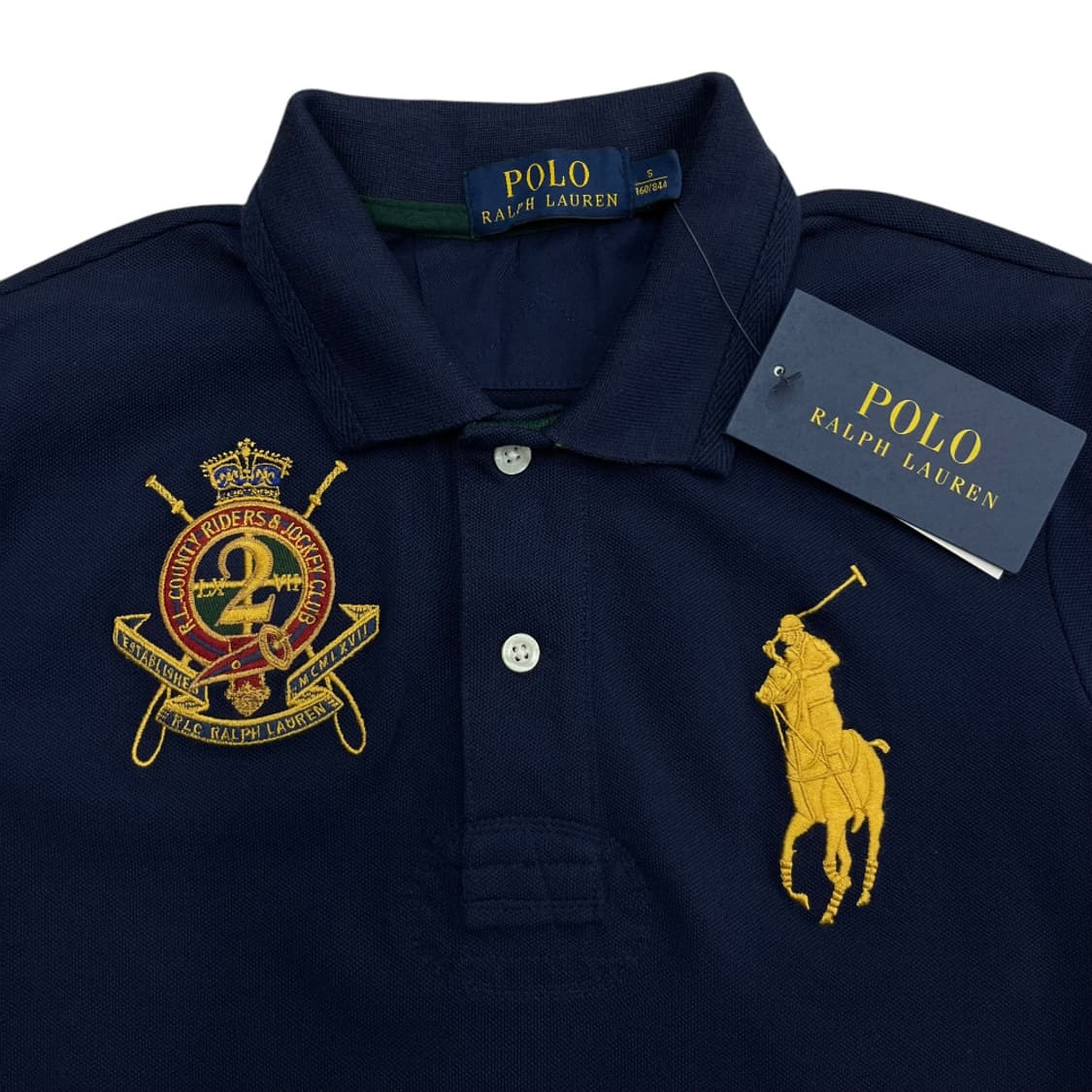폴로 랄프로렌 치프키프 골드 빅포니 네이비 pk 반팔 S 상품이미지4