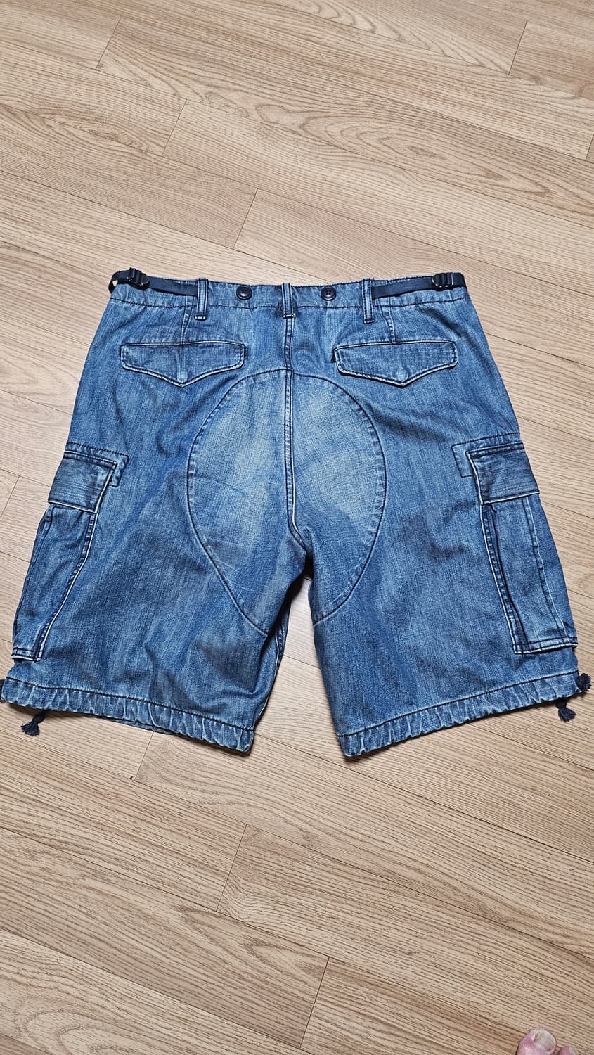 RRL 더블알엘 세즈윅 레지먼트 데님 카고 쇼트 33 사이즈 미품 판매 상품이미지2