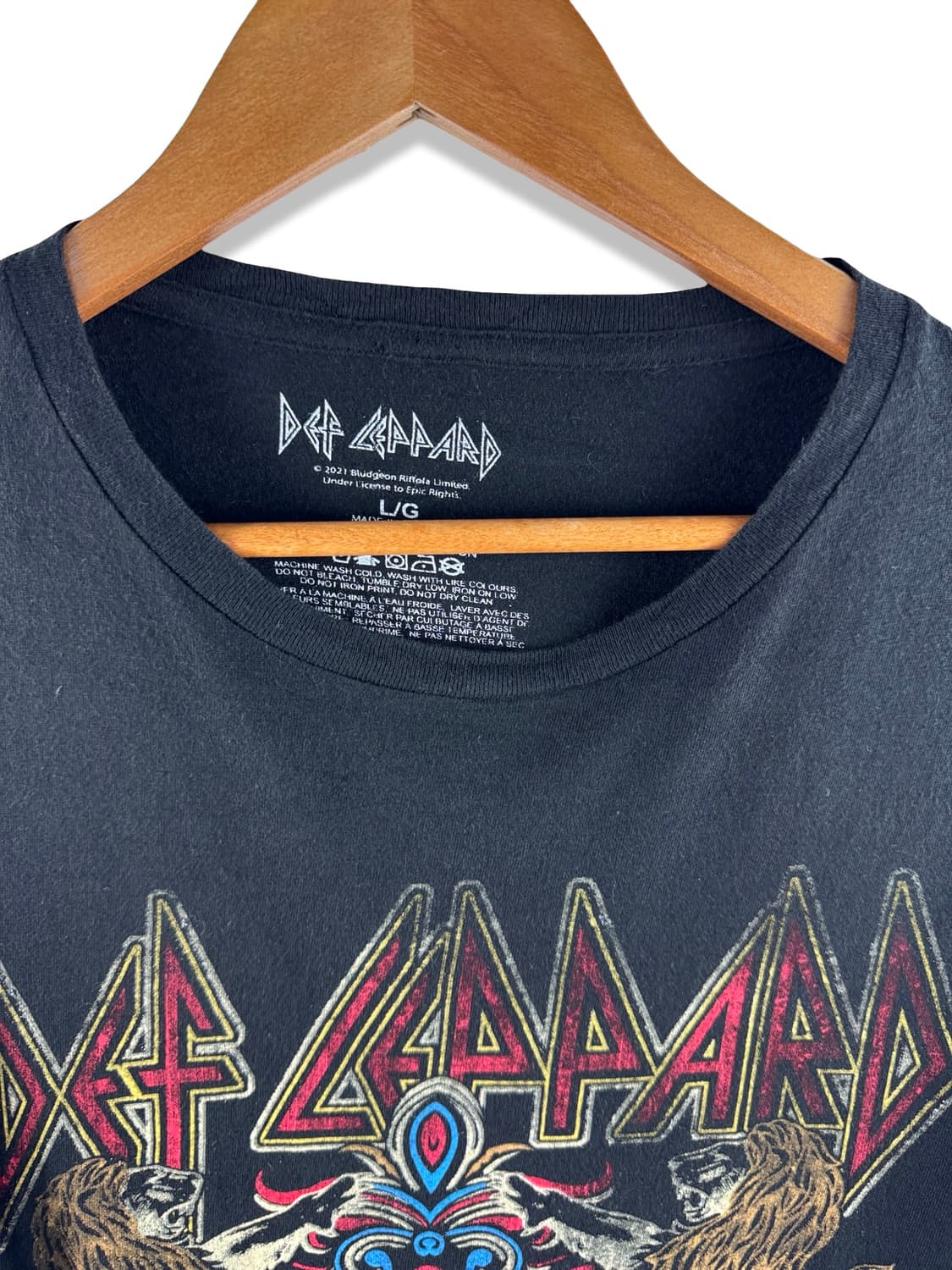 Def Leppard 프린팅 티셔츠3453 상품이미지3